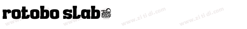 rotobo slab字体转换